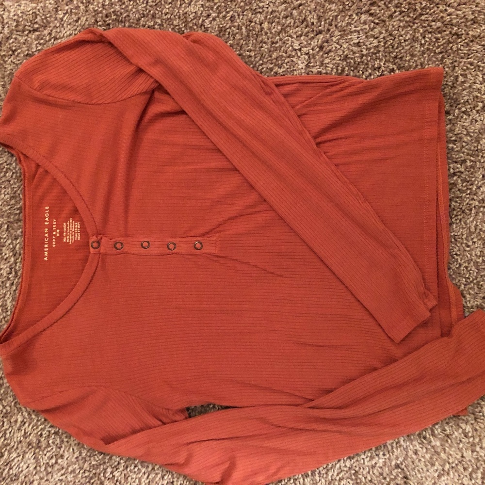 American Eagle ribbed long sleeve